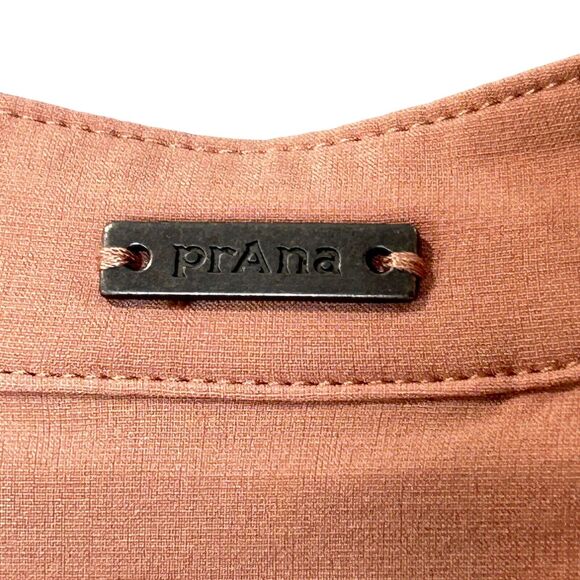 Prana Women's Blouse in Warm Peach - Picture 7 of 9